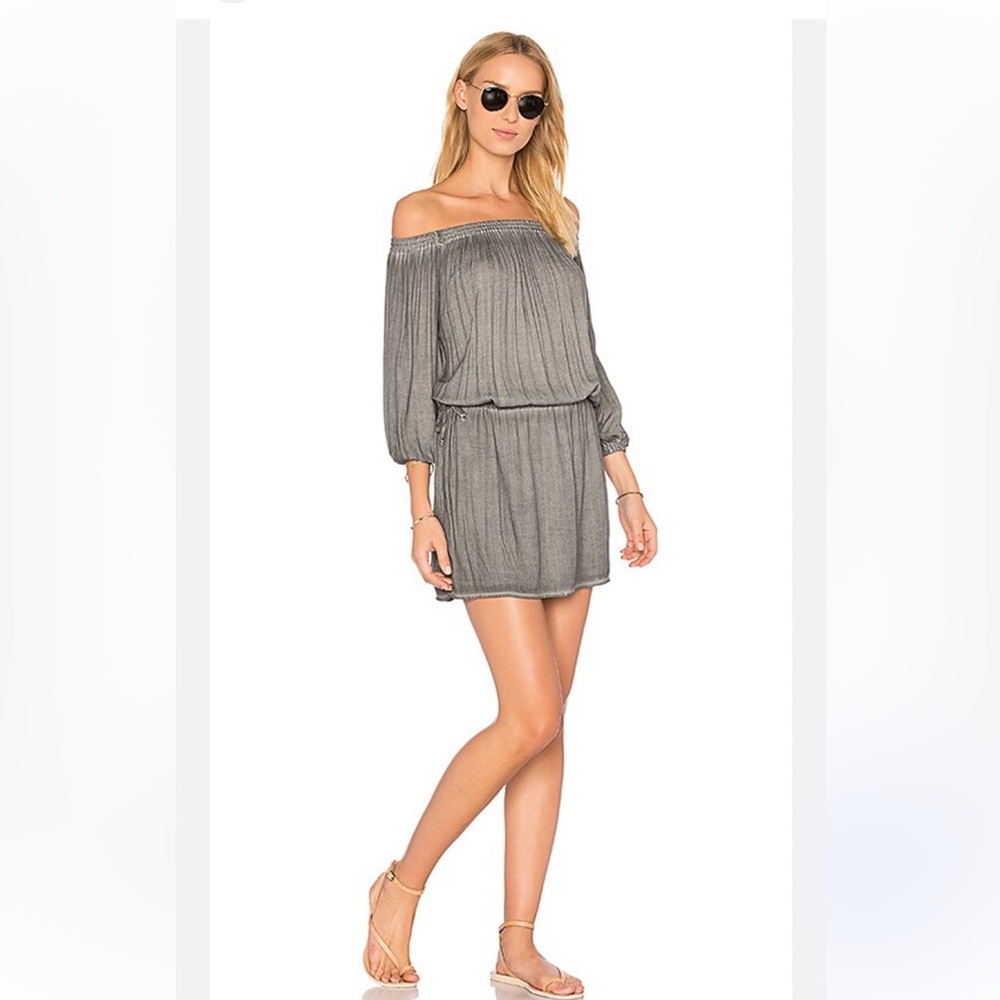 YFB CLOTHING Aletta Dress in Iron Oil Wash - Picture 13 of 13
